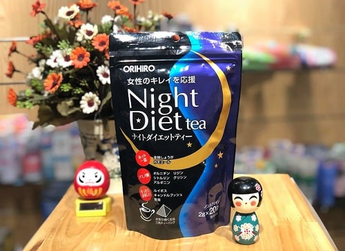 Trà giảm cân Orihiro Night Diet Tea review-2