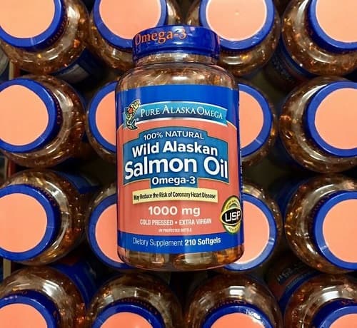 Viên uống Pure Alaska Omega-3 Wild Alaskan Salmon Oil 1000mg review-1