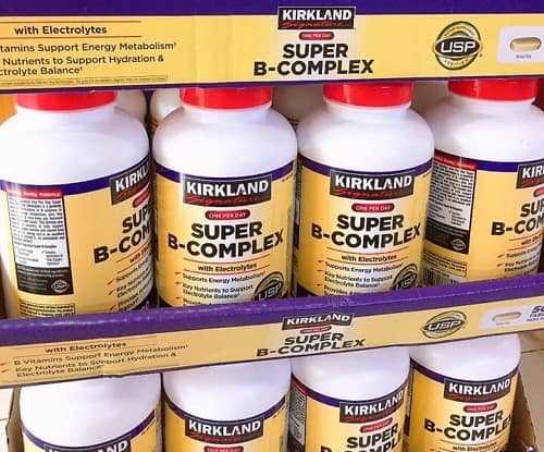 Viên uống Kirkland Super B-Complex with Electrolytes review-1