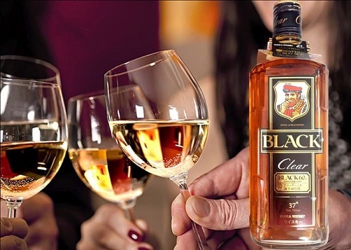 Rượu Whisky Nikka Black Clear review-5