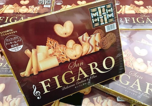 Hộp bánh Sanritsu Figaro Nhật 46 chiếc giá bao nhiêu?-1