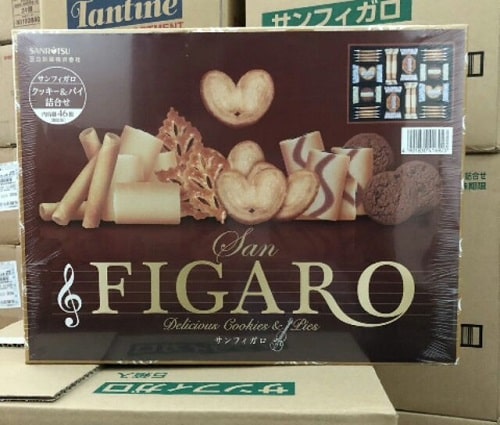 Hộp bánh Sanritsu Figaro Nhật 46 chiếc giá bao nhiêu?-3