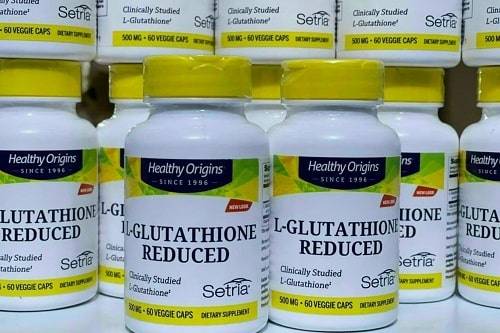 Viên uống trắng da Healthy Origins L-Glutathione 500mg review-1