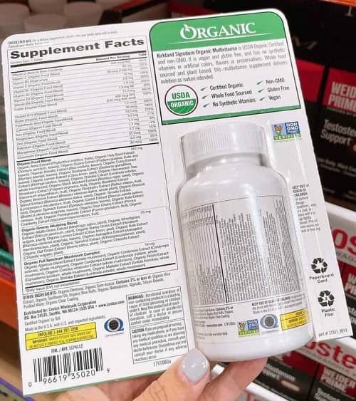 Viên uống vitamin tổng hợp Kirkland Organic Multivitamin review-3