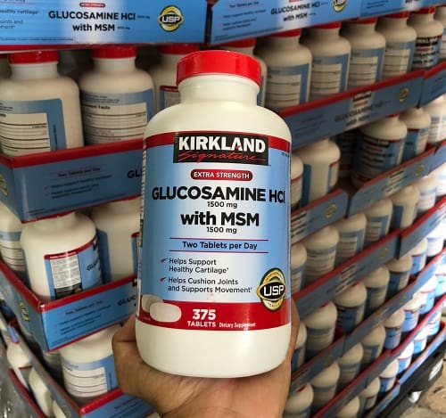 Viên uống bổ khớp Kirkland Glucosamine HCL with MSM review-2