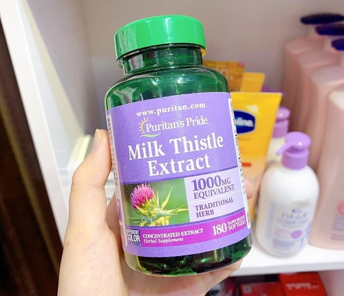 Viên uống bổ gan Milk Thistle Extract 1000mg giá bao nhiêu?-2