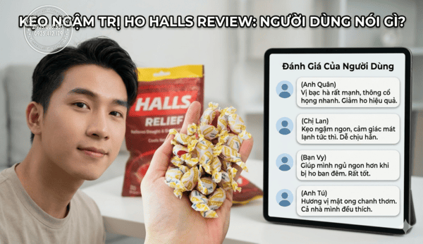 Kẹo ngậm Halls Relief 200 viên của Mỹ vị cherry review: Người dùng nói gì?