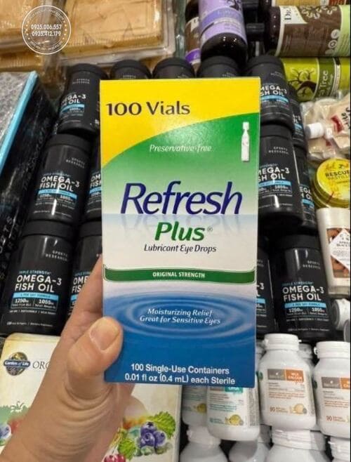 Thuốc nhỏ mắt Refresh ngày nhỏ mấy lần theo khuyến nghị?
