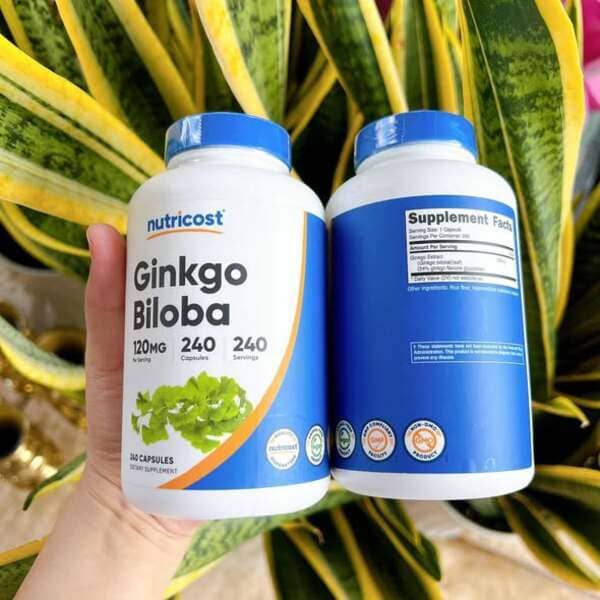 Thuốc bổ não Ginkgo Biloba Nutricost có tốt không? Chuyên gia giải đáp