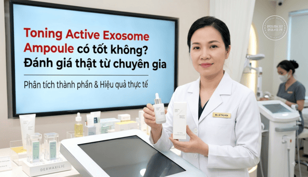 Toning Active Exosome Ampoule có tốt không? Đánh giá thật từ chuyên gia